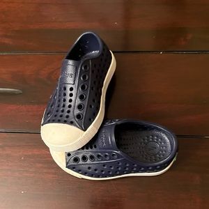 Native Blue toddler water shoes